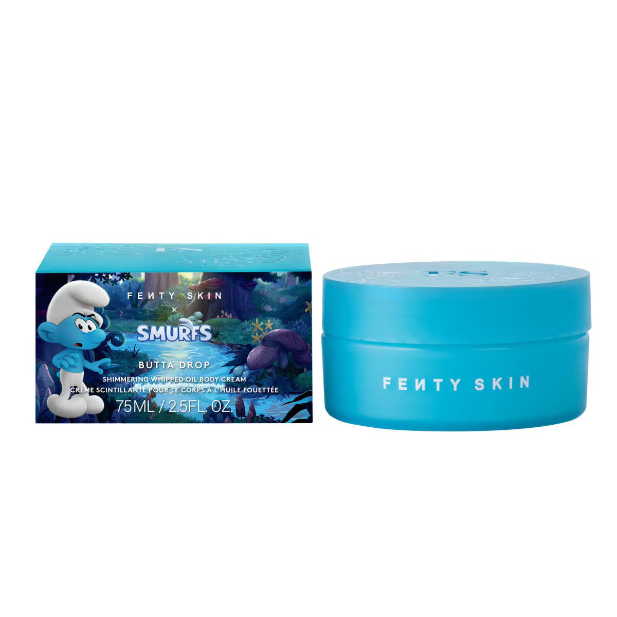 Creme hidratante corporal fenty skin mini butta drop smurfs collection